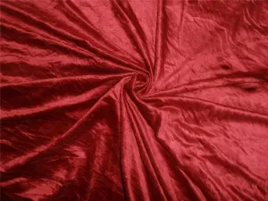 100% Cotton Velvet Blood Red Fabric 54" wide [6323]