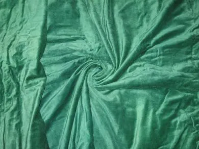 100% Cotton Velvet Emerald Green Fabric 44" wide [338]