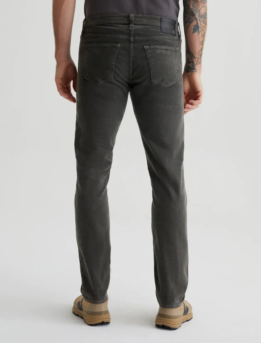 AG Men's Tellis Cord Pant in Sulfur Anthracite