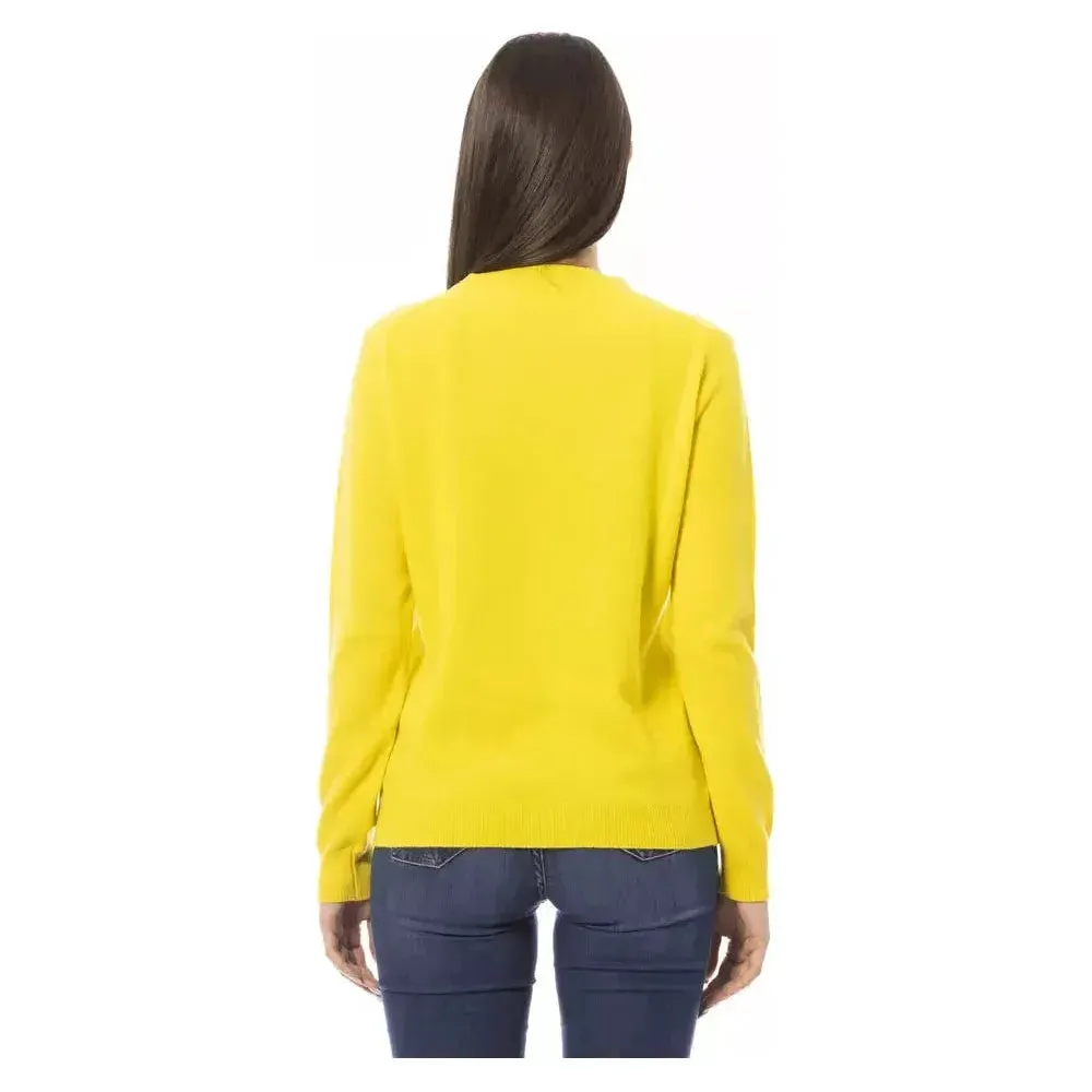 Baldinini Trend Yellow Wool Women Sweater