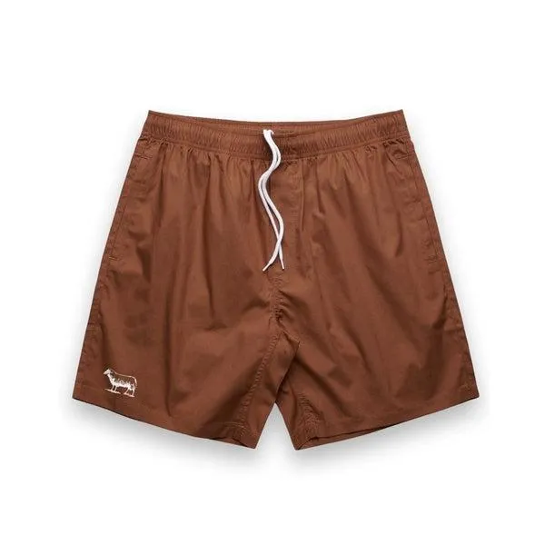 Black Sheep Icon Beach Shorts Clay