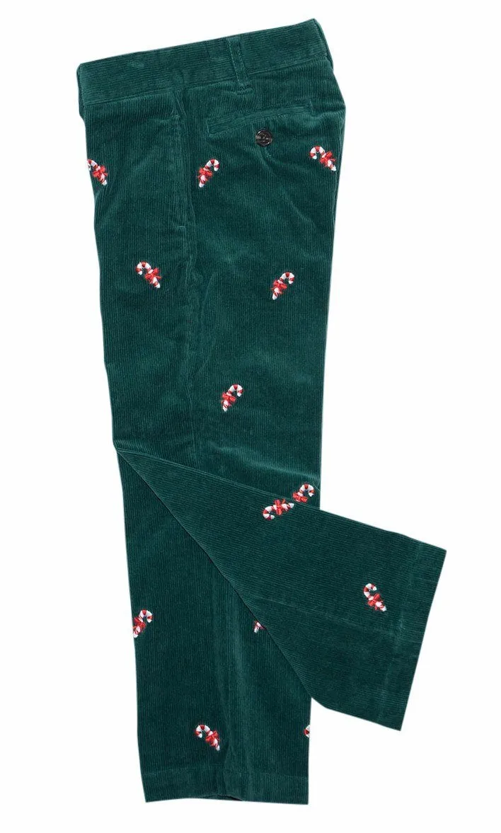 Boys Beachcomber Corduroy Pant Hunter Candy Cane