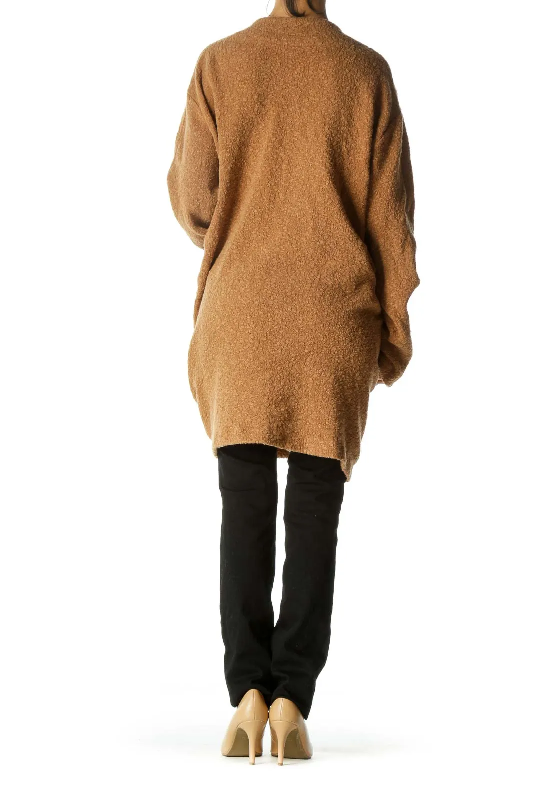 Camel Oversized Cozy Knit Cardigan