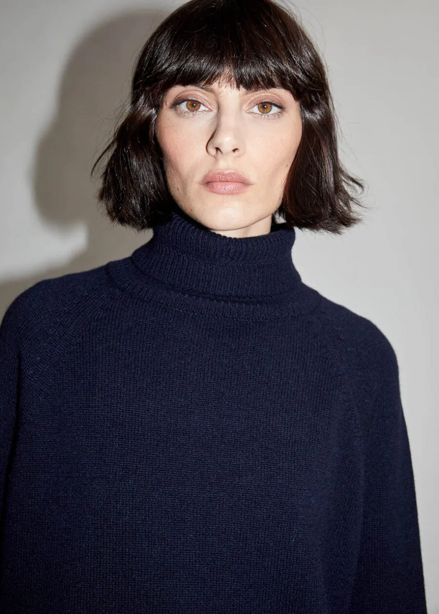 Cashmere Turtleneck - Brown