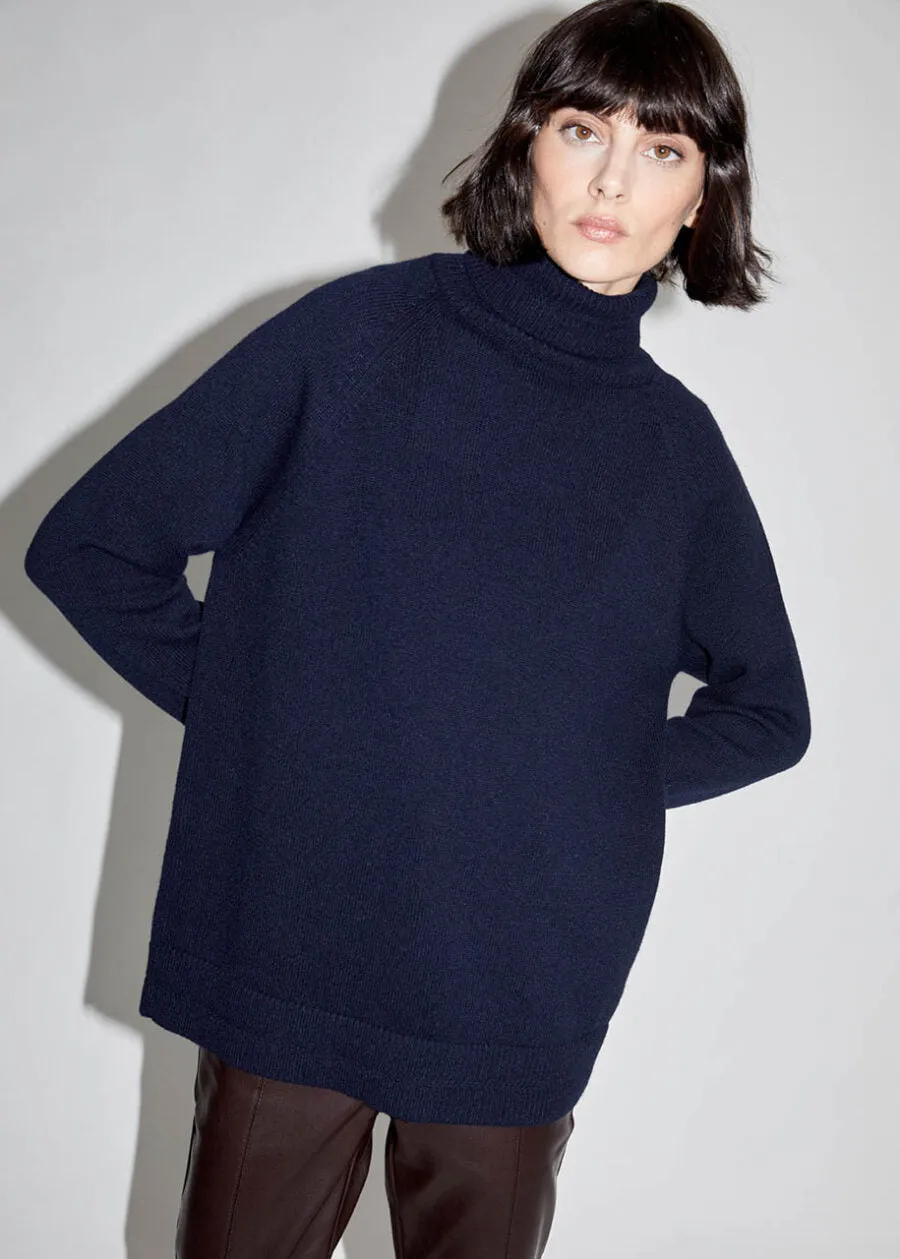 Cashmere Turtleneck - Brown