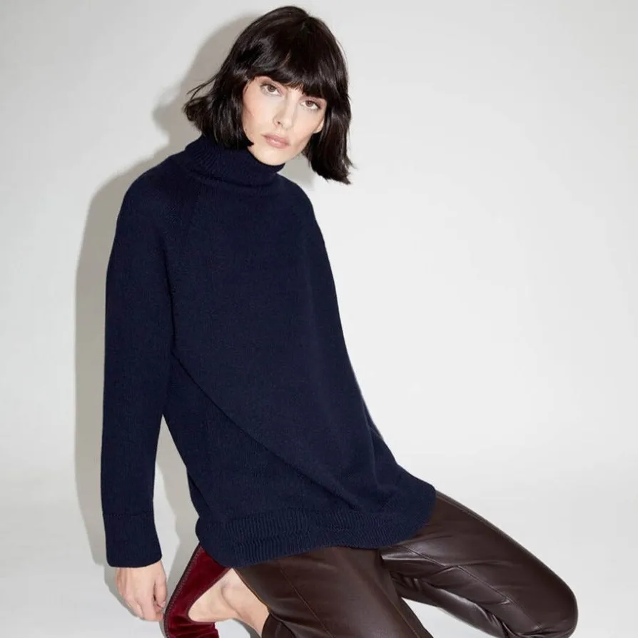 Cashmere Turtleneck - Brown