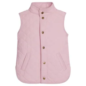 Classic Quilted Vest - Light Pink