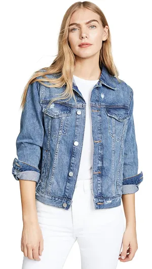 CLYDE CROPPED CLASSIC JEAN JACKET DOMINGO