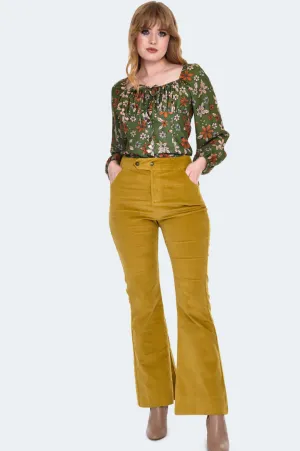 Corduroy Flare Pants-FINAL SALE