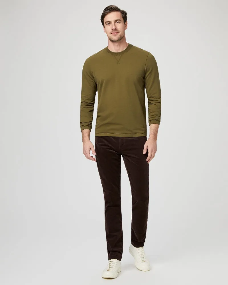 Deep Woods Brown Corduroy – Lennox Slim Fit Jeans - PAIGE