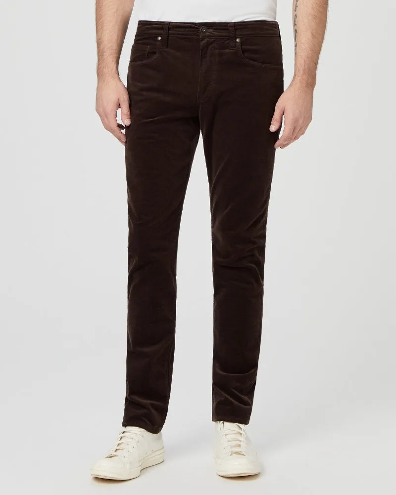 Deep Woods Brown Corduroy – Lennox Slim Fit Jeans - PAIGE