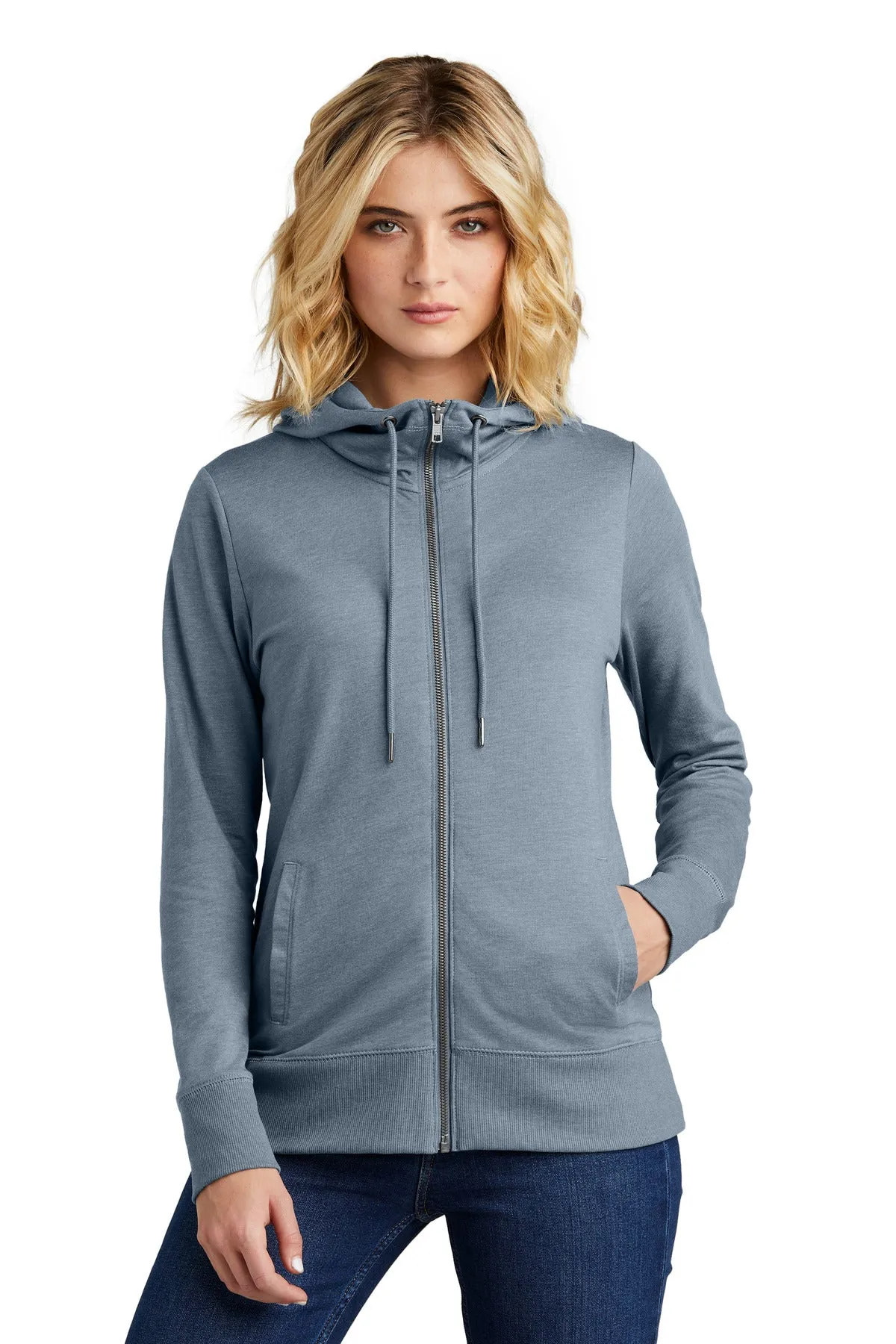 District Women's Featherweight French Terry™ Full-Zip Hoodie DT673