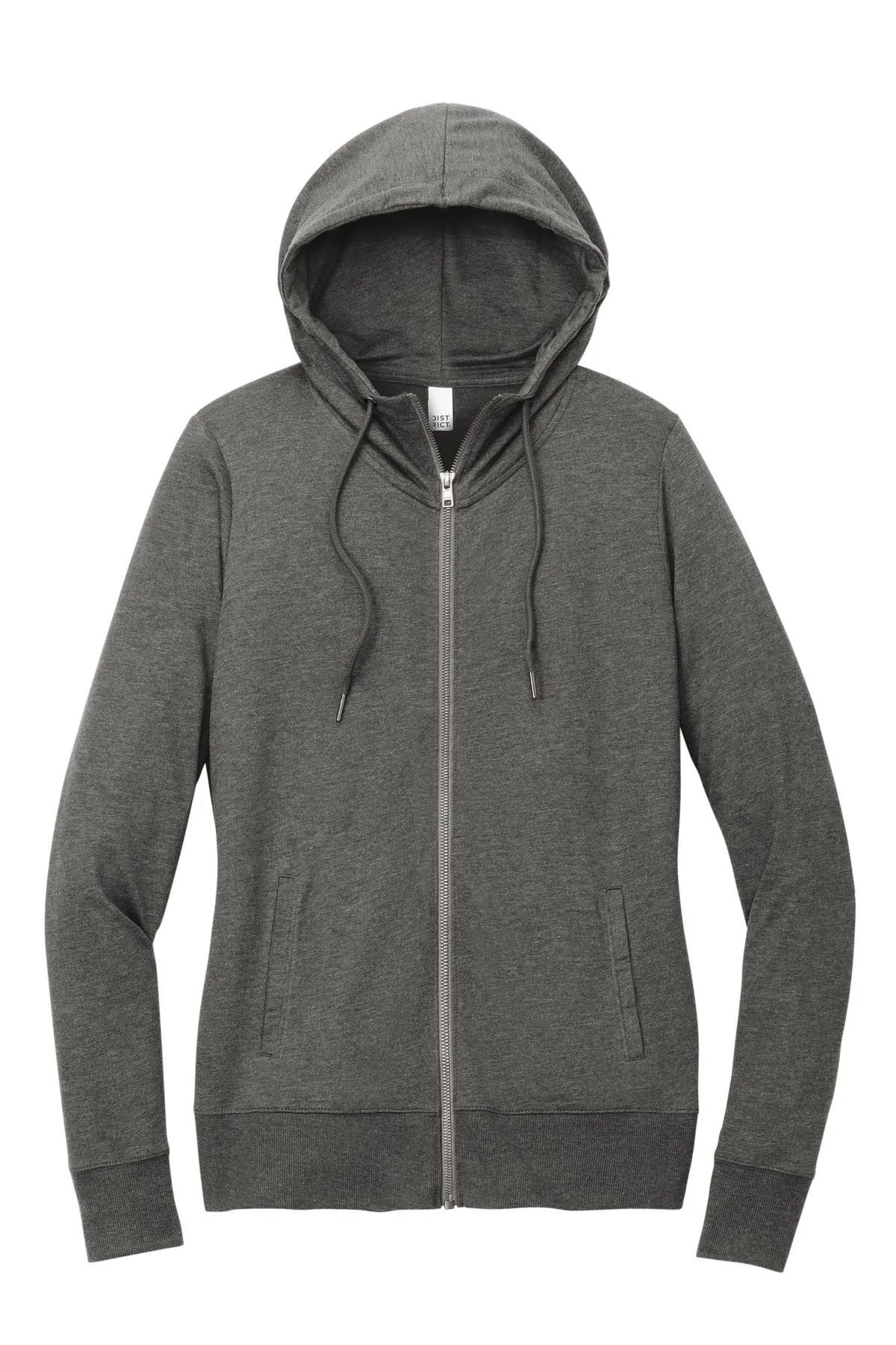 District Women's Featherweight French Terry™ Full-Zip Hoodie DT673