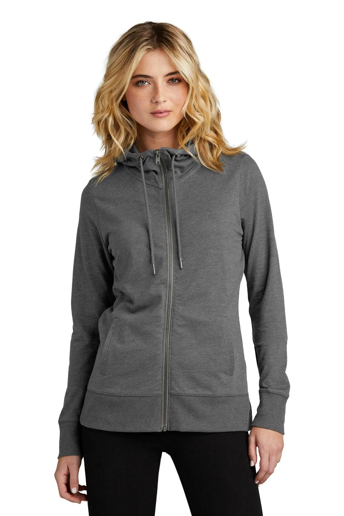 District Women's Featherweight French Terry™ Full-Zip Hoodie DT673