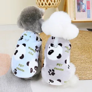 Dog & Cat Flannel Pet Clothes | Warm Home Vest Pajamas | Wholesale Pet Clothing Supplies