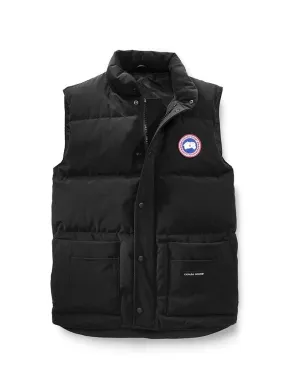 Freestyle Crew Vest Black Mens