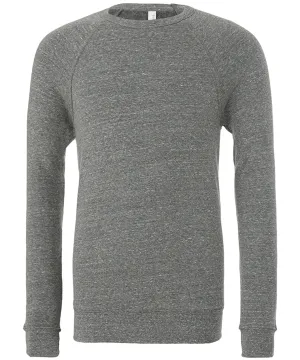 Grey Triblend - Unisex sponge fleece crew neck sweatshirt