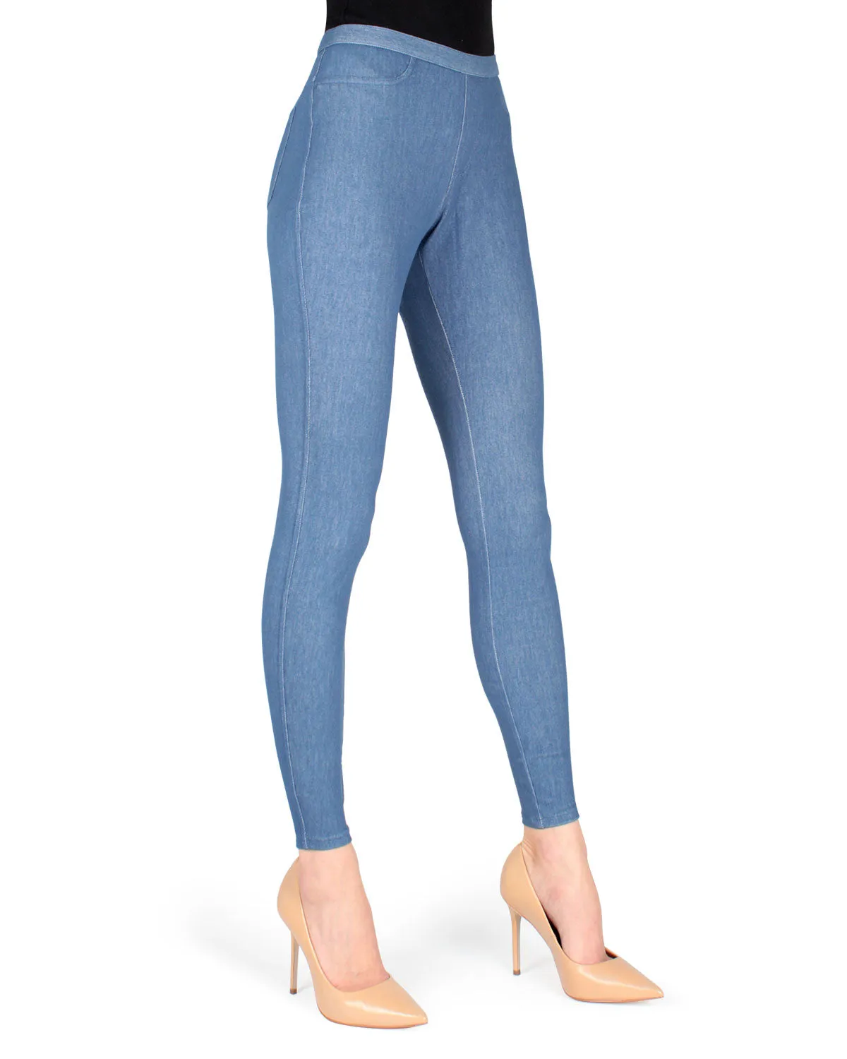 High-Waisted Skinny Jean Leggings