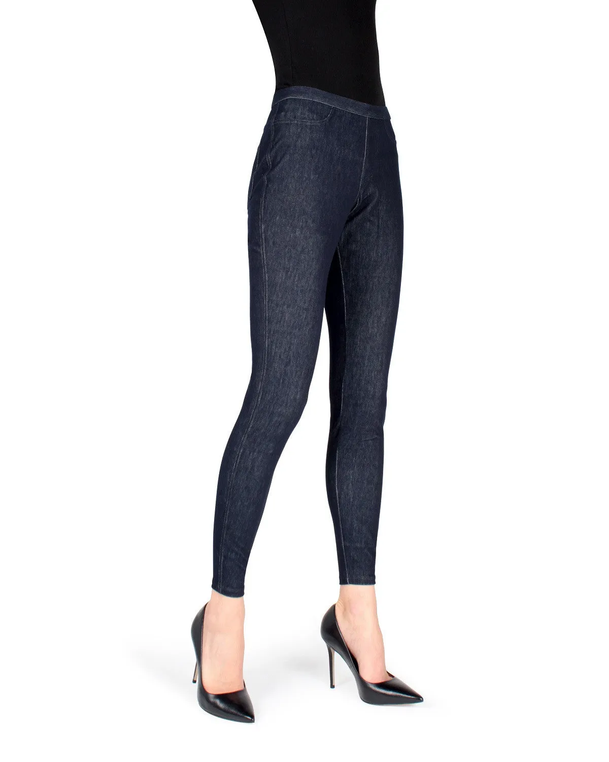 High-Waisted Skinny Jean Leggings