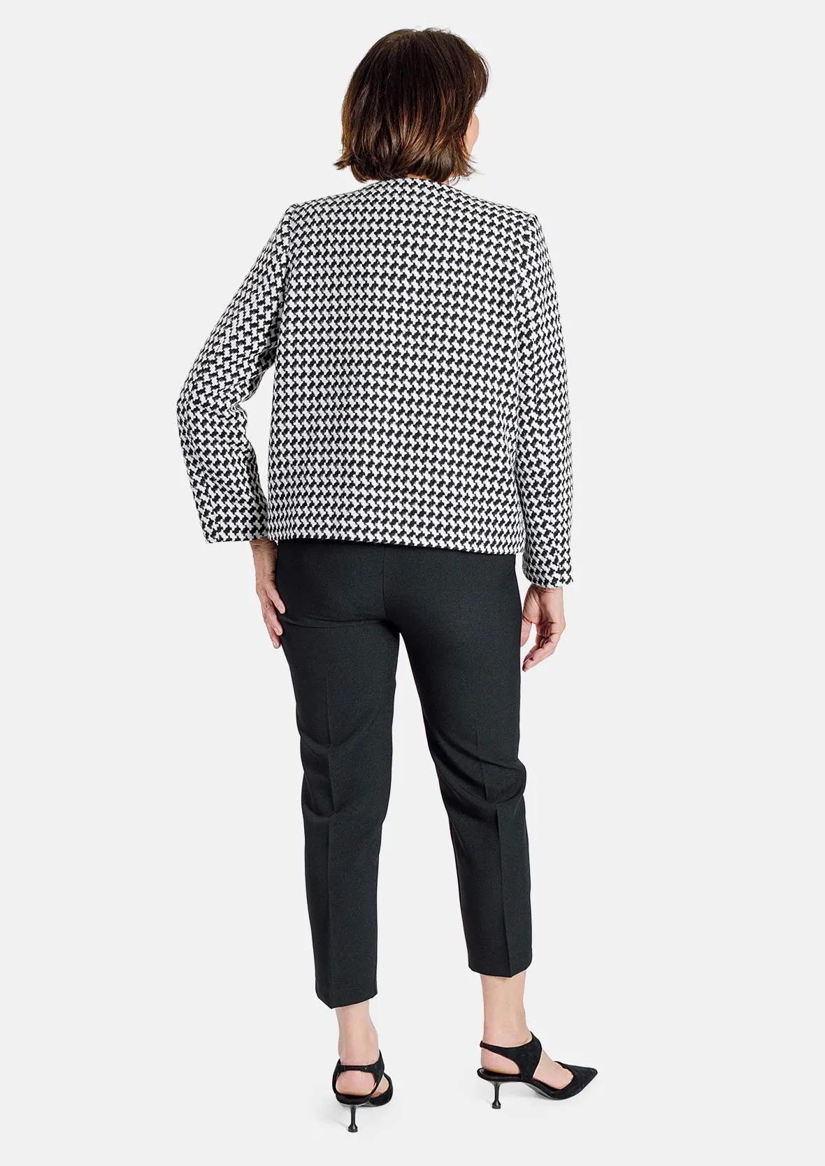 Houndstooth Tweed Jacket