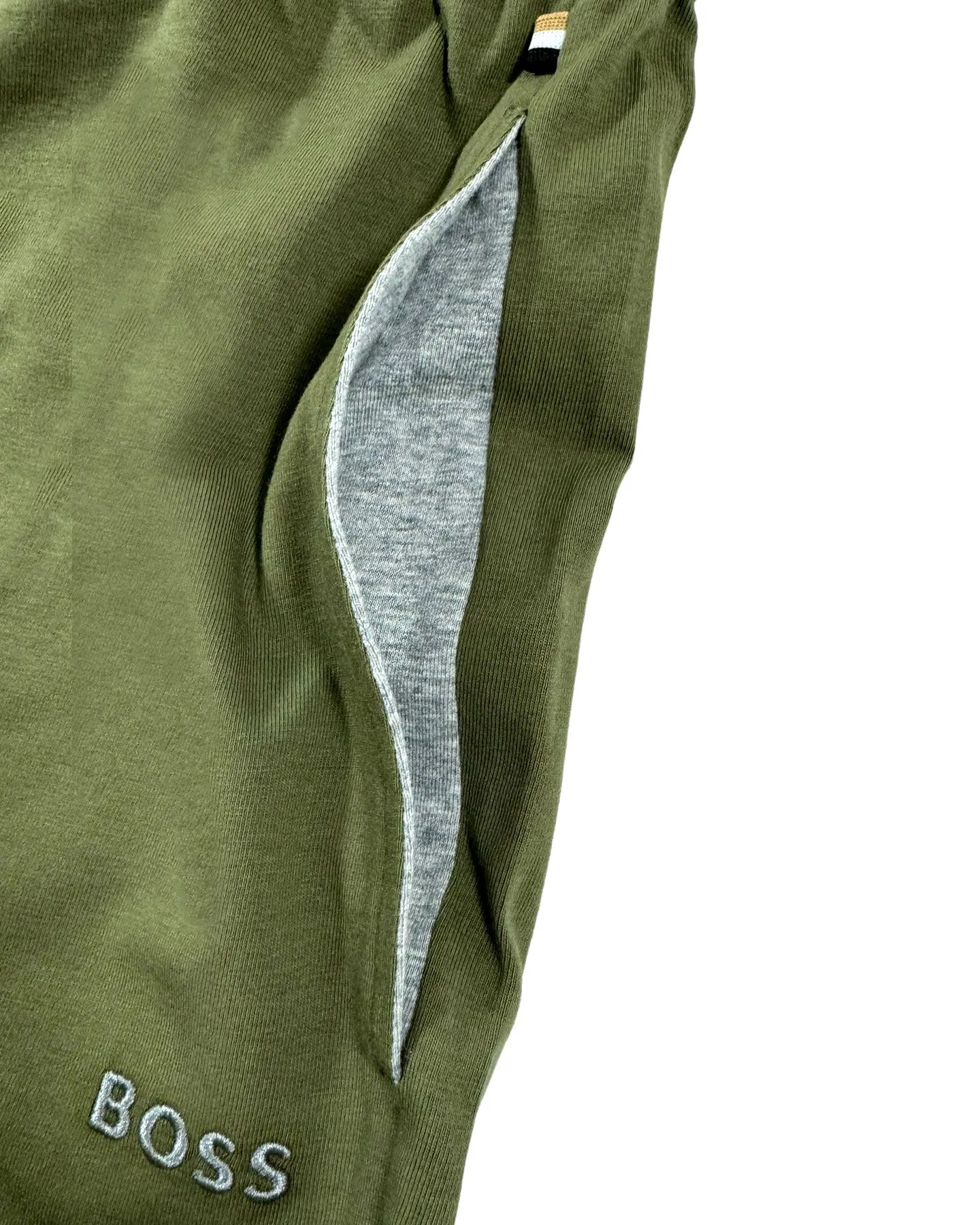 Hugo Boss Lounge Pants Jogger Military Green Logo L Loungewear