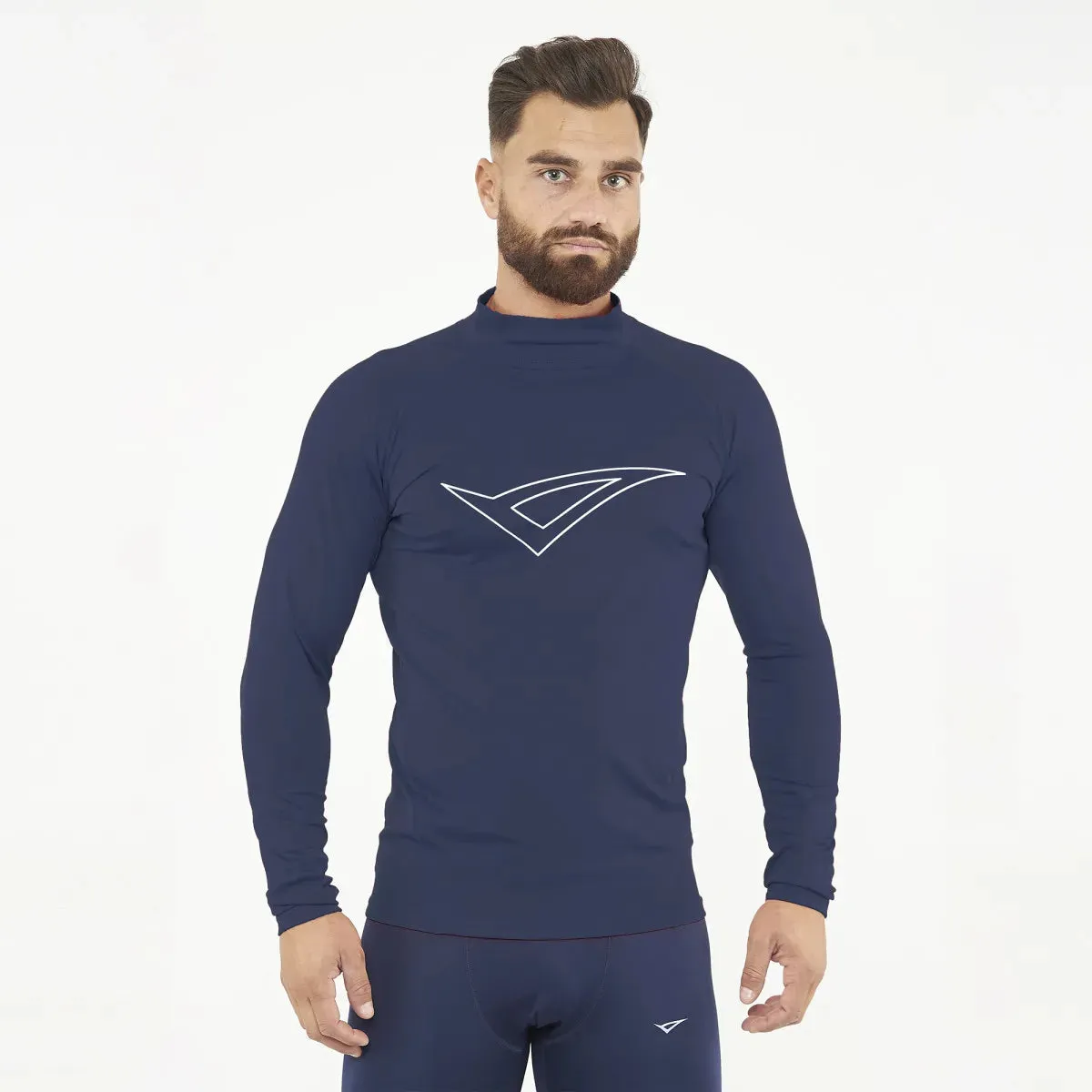 Legea Ironboy Long Sleeve Compression Top Navy