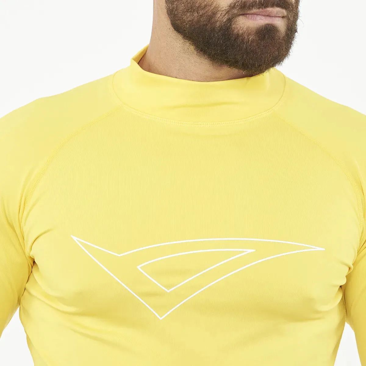 Legea Ironboy Long Sleeve Compression Top Yellow