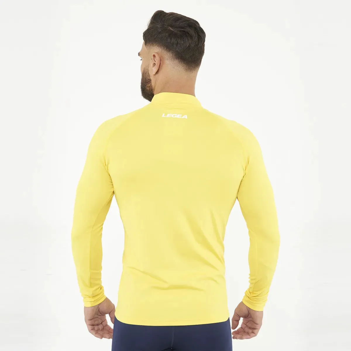 Legea Ironboy Long Sleeve Compression Top Yellow