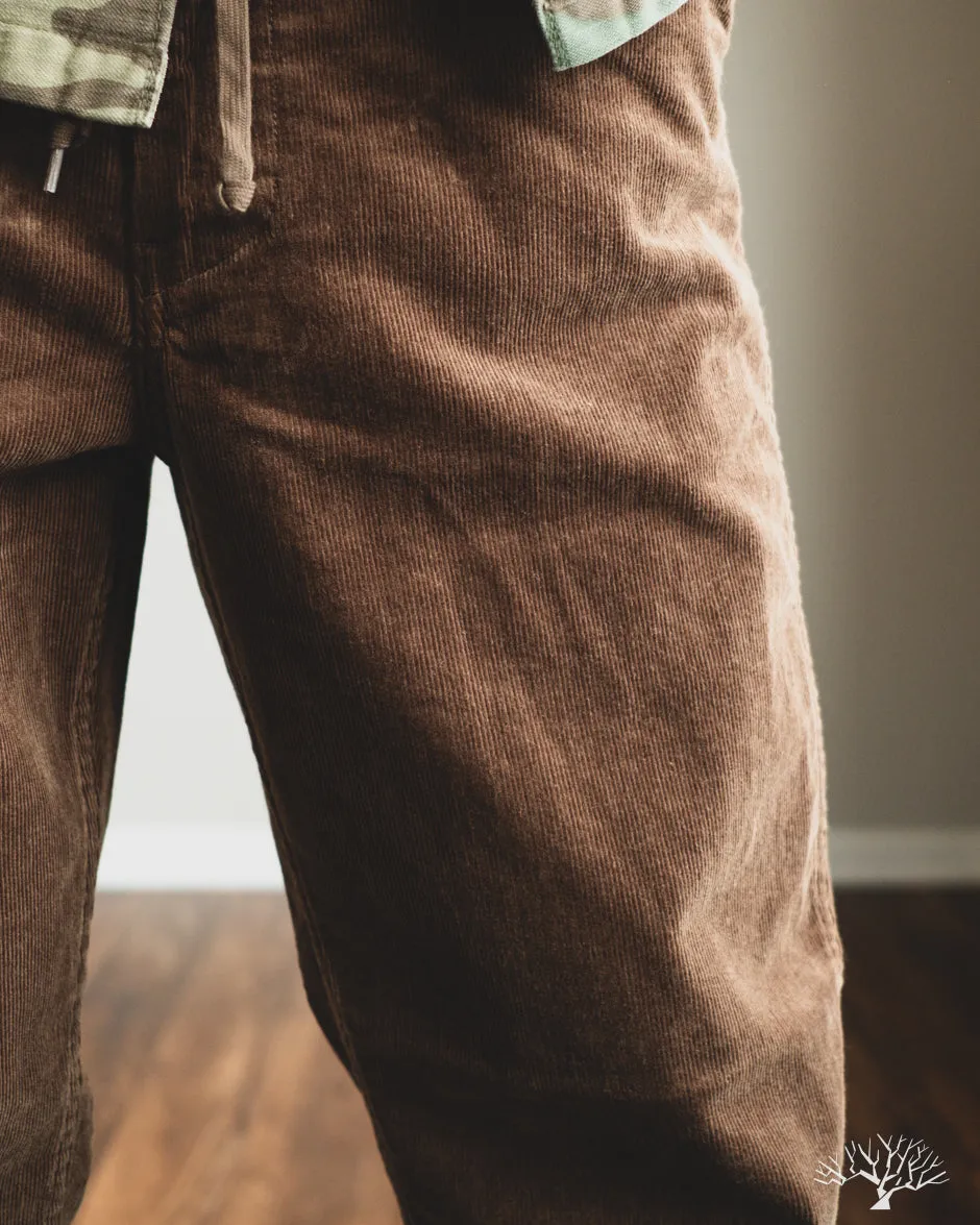 New Yorker Pants - Brown Stretch Corduroy