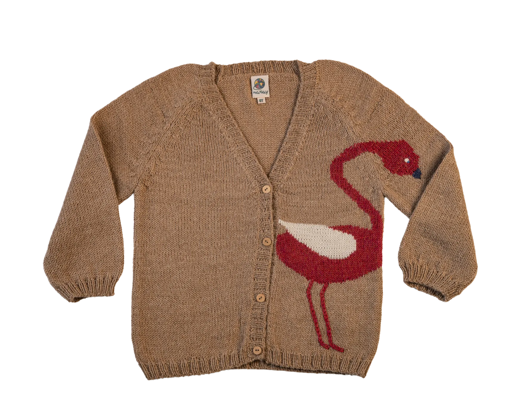 NW603 PEONY FLAMINGO CARDIGAN