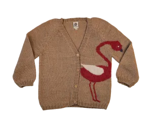 NW603 PEONY FLAMINGO CARDIGAN