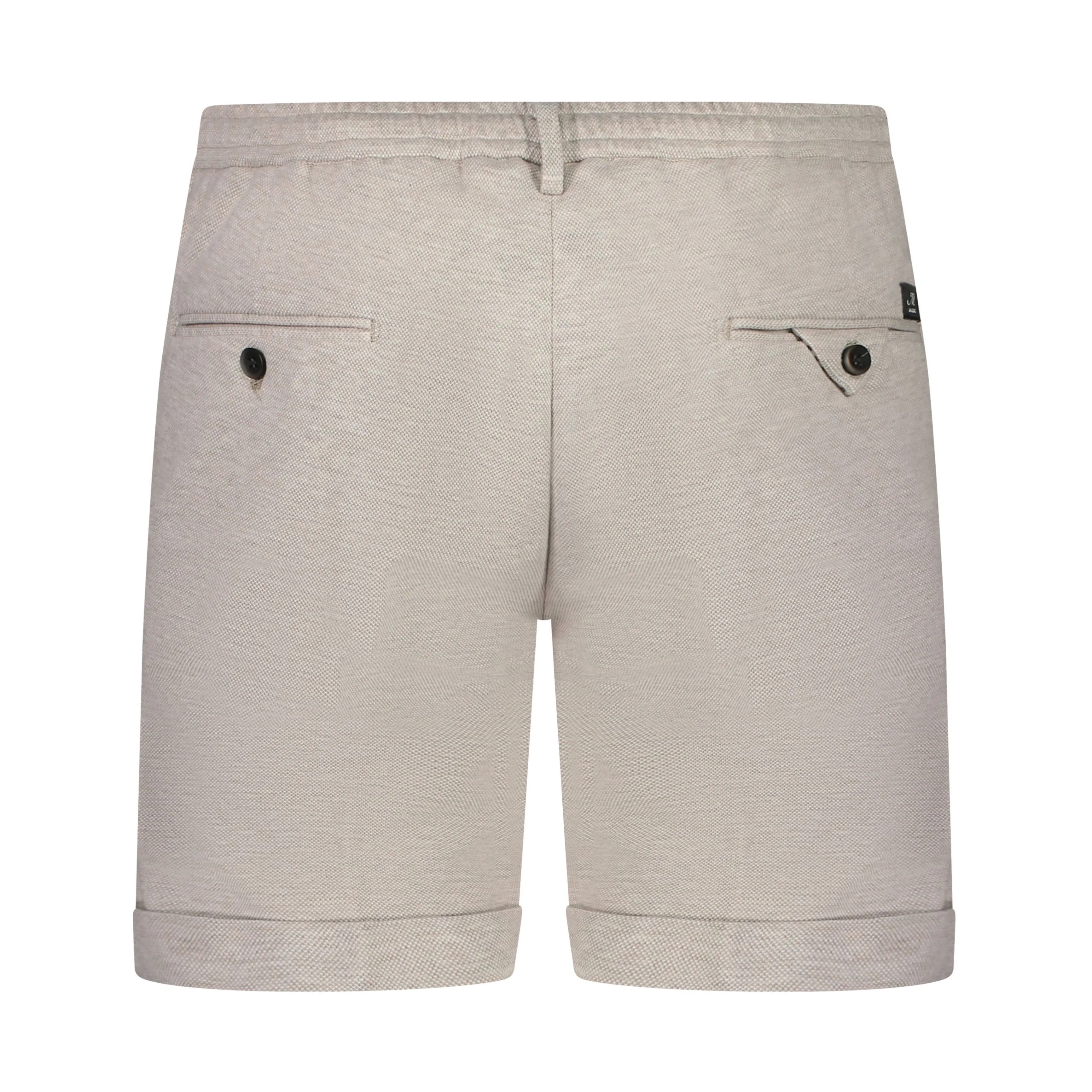 Oatmeal Double-Faced Piqué Cotton Bermuda Shorts - Mason's