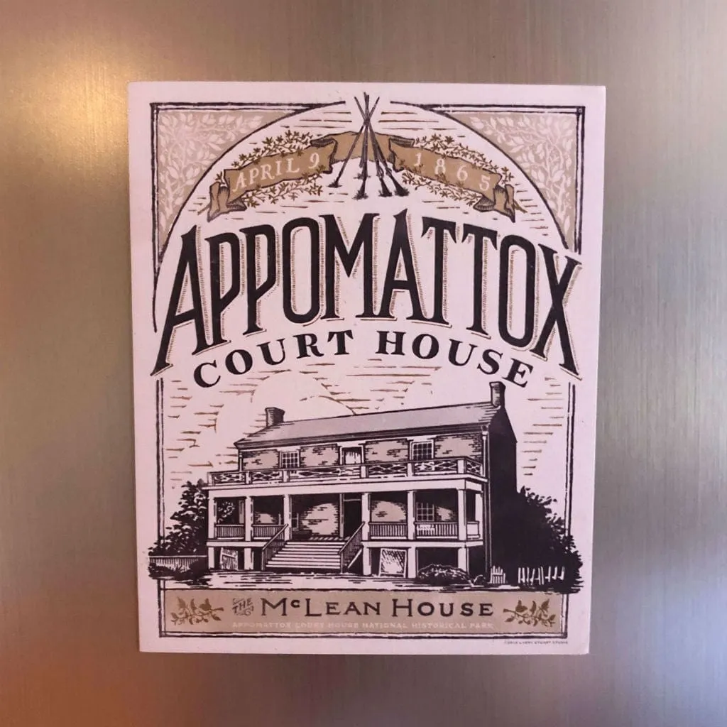 "Appomattox Court House" Magnet