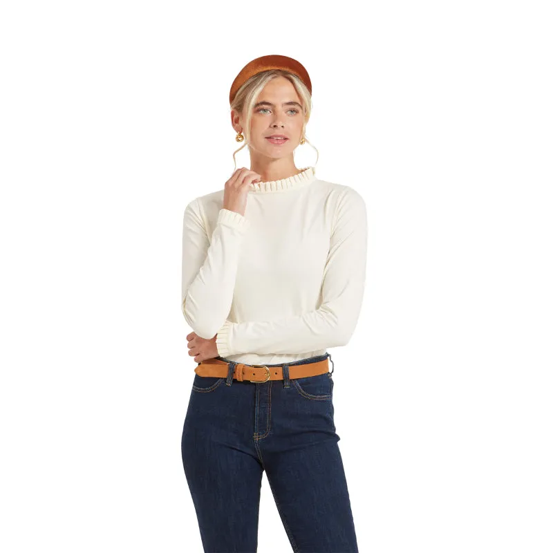 Schoffel Ilkley Ladies Longsleeve Top - Ecru