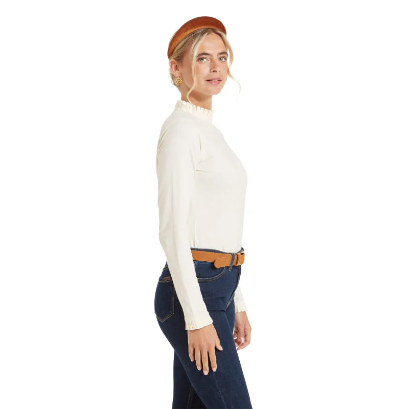 Schoffel Ilkley Ladies Longsleeve Top - Ecru