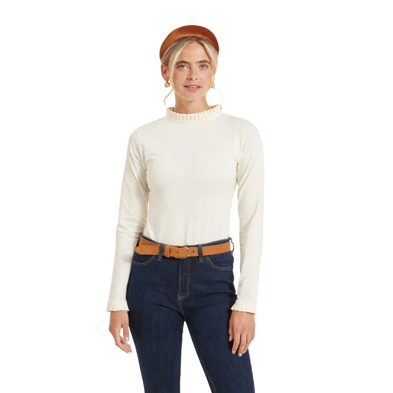 Schoffel Ilkley Ladies Longsleeve Top - Ecru