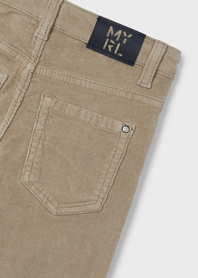 Slim Fit Corduroy Pants