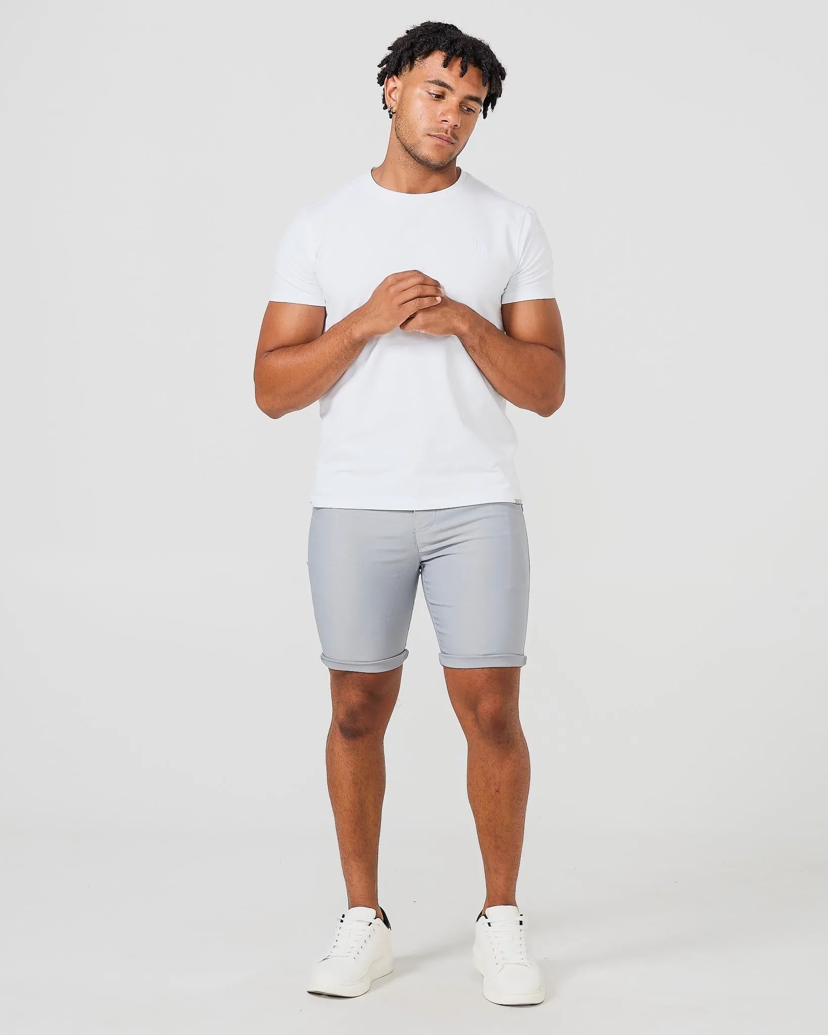 Stone Stretch Chino Shorts