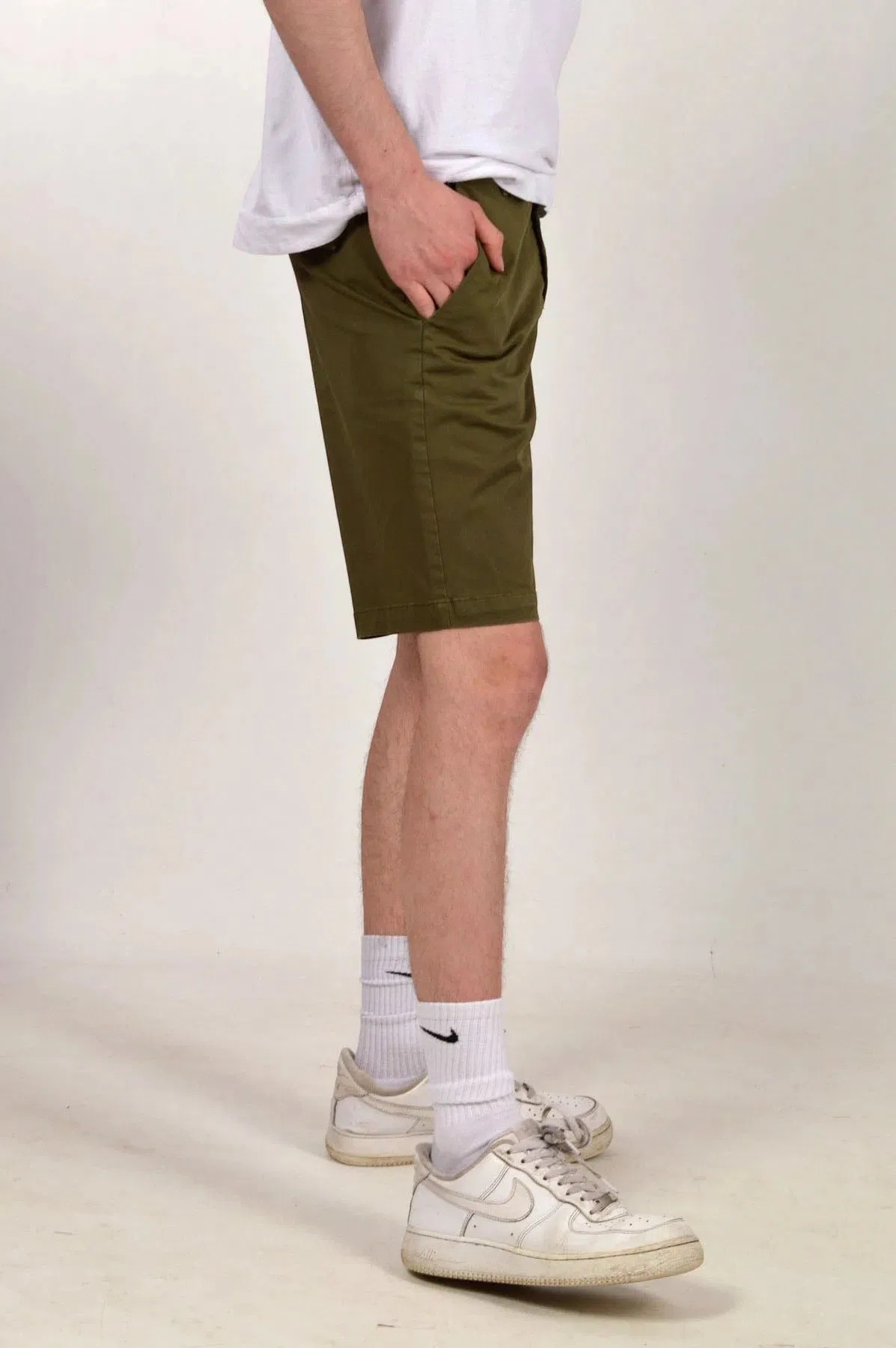 Stretch Cotton Chino Shorts