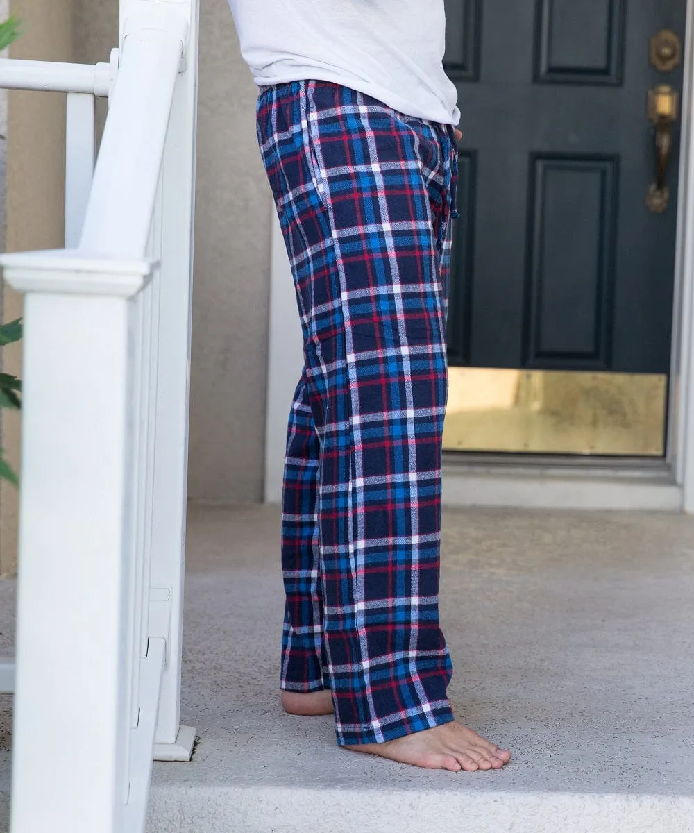 Tall Men's Pajama Bottom: Flannel, 2 Color Options - Sz M x XT - FINAL SALE