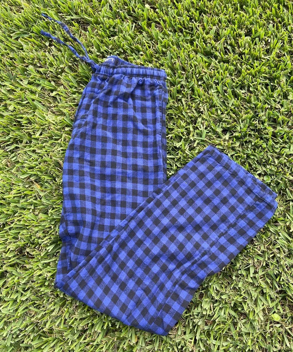 Tall Men's Pajama Bottom: Flannel, 2 Color Options - Sz M x XT - FINAL SALE