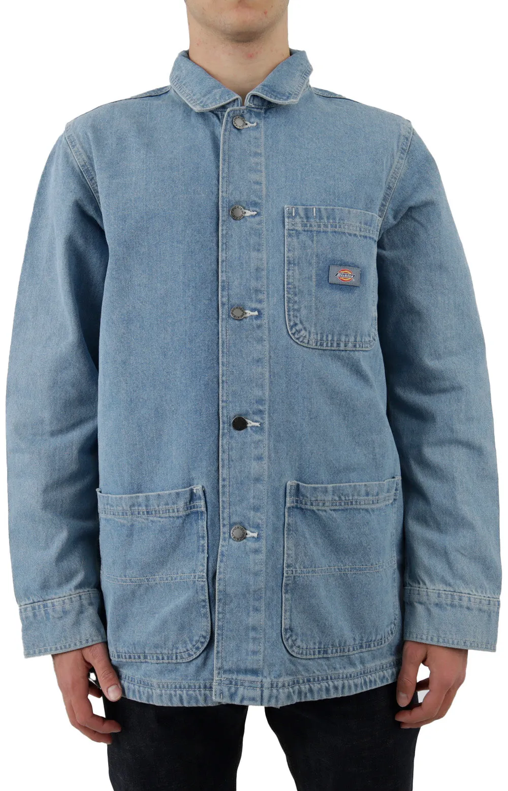 (TCR09LTD) Denim Chore Coat - Light Denim