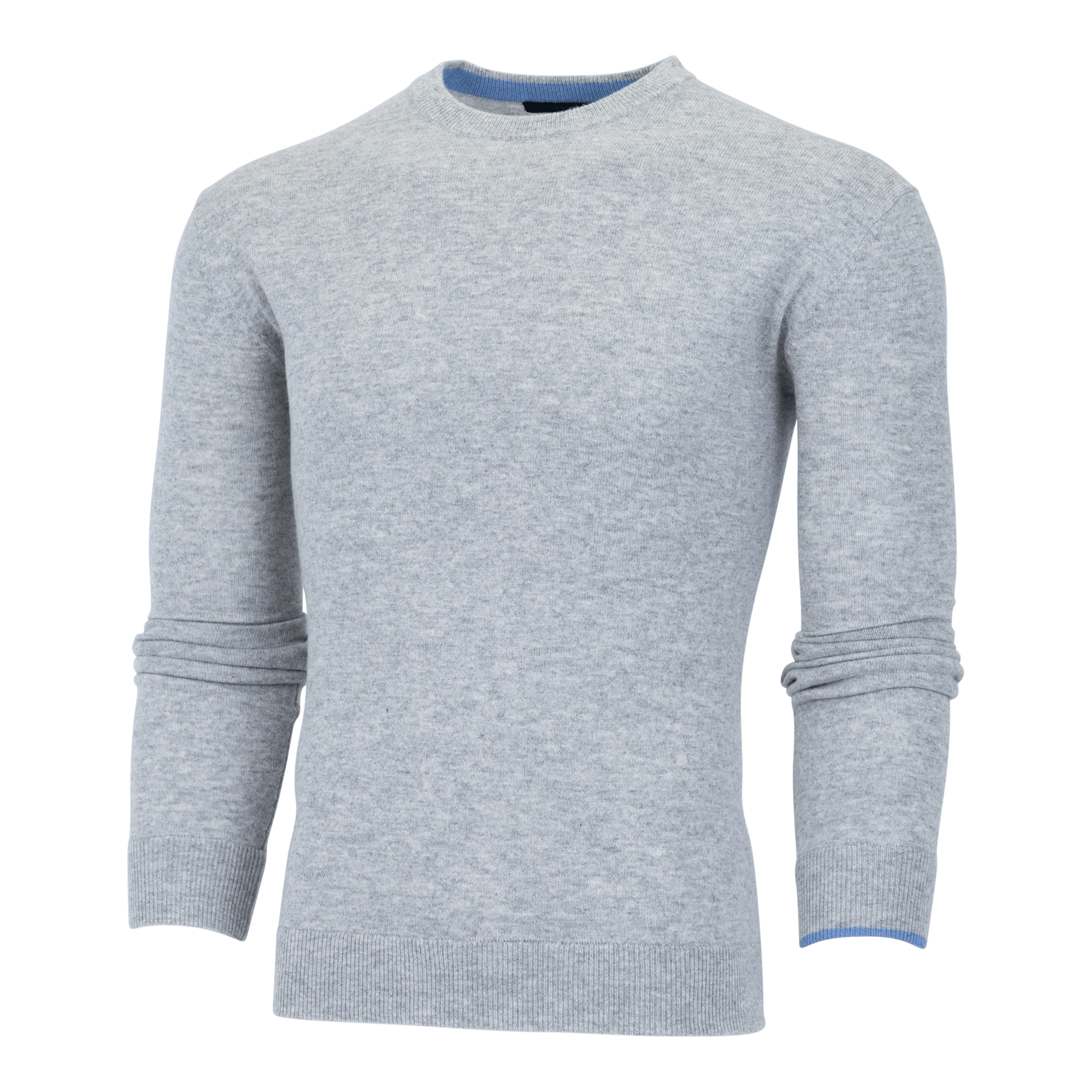 Tomahawk Cashmere Crewneck Sweater (Light Grey Heather)