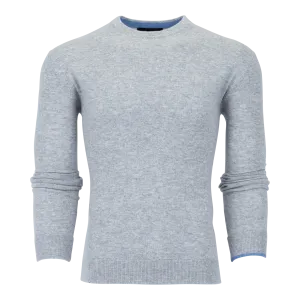 Tomahawk Cashmere Crewneck Sweater (Light Grey Heather)