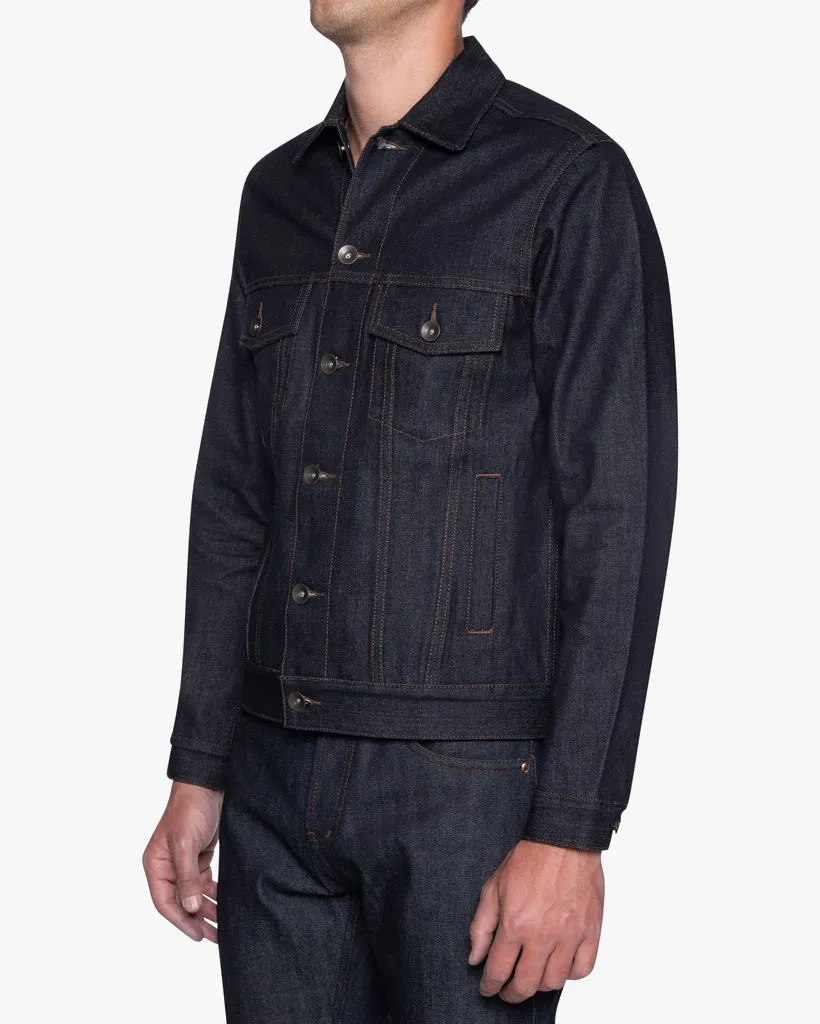 Unbranded UB901 Denim Jacket - 14.5oz Indigo Selvedge