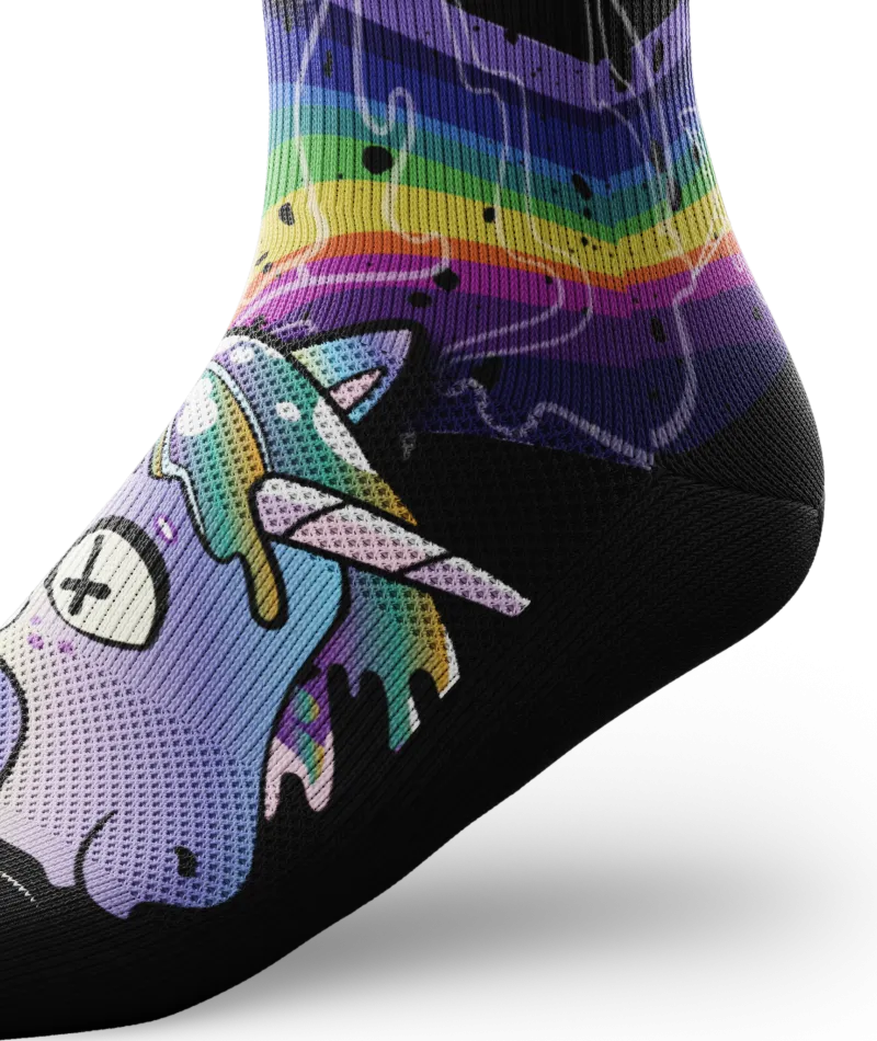 Unicorn Trip Crew Socks