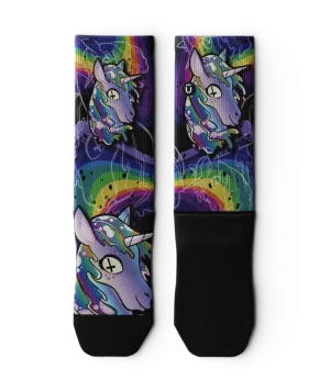 Unicorn Trip Crew Socks