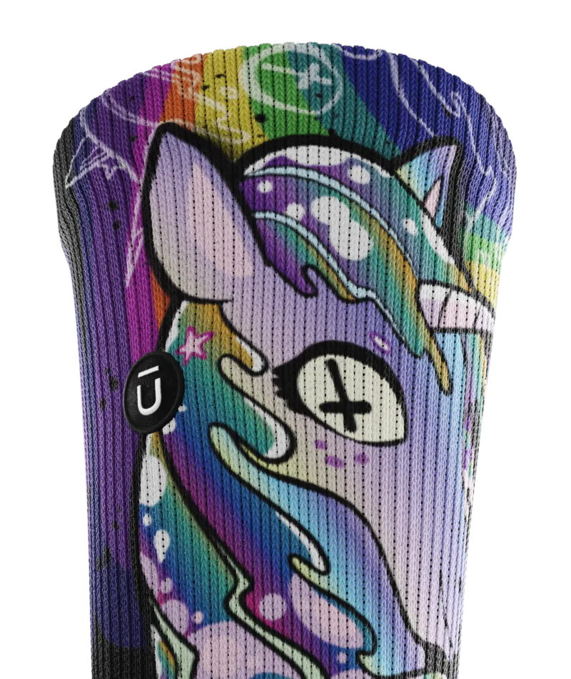 Unicorn Trip Crew Socks