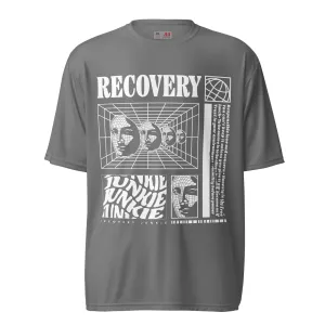 Vapor Wave Recovery Junkie Unisex performance crew neck t-shirt