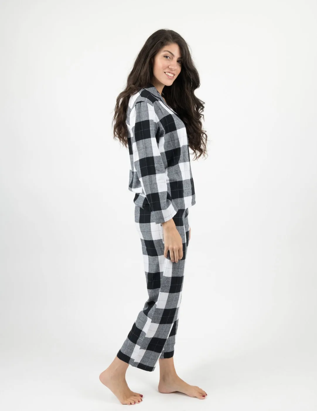 Women's Flannel Plaid Pajamas